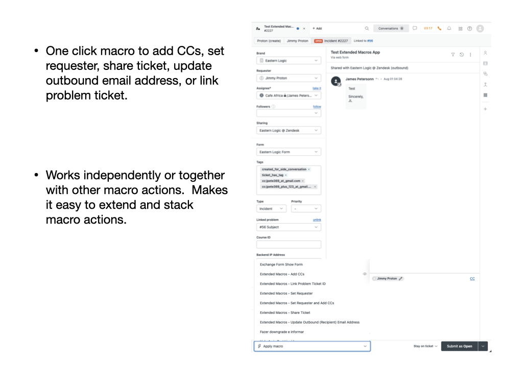 Extended Macros screenshot 1